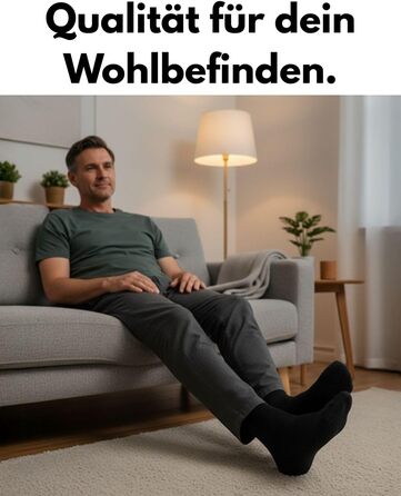 Пар діабетичних шкарпеток для чоловіків та жінок без гумки та безшовні, виготовлені з бавовни. Діабетичні шкарпетки з комфортною манжетою, без гумки, розмір 39-42, чорні., 24 10