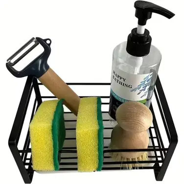 Органайзер для раковини з піддоном YOUJIA 2623268, чорний