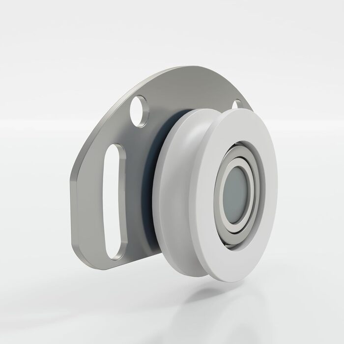 Шафа-купе з розсувними дверима, 2-дверна з дзеркалом, 120 см (білий/білий/білий) Білий/білий/білий 120 x 215