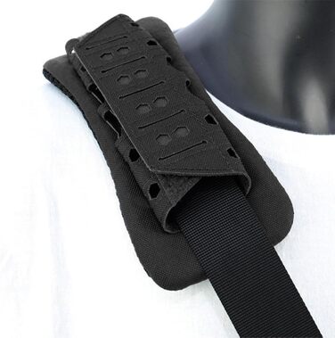 Наплічний ремінь для перенесення, знімна протиударна накладка на ремінь рюкзака Тактична мяка сітчаста підкладка для жилетів Рюкзаки Ремінці для гітари Сумка для риболовлі