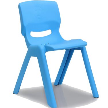 Дитячий стілець Stimo з прогумованими ніжками, витримує навантаження до 100 кг, стійкий до нахилу, підходить для використання в пр