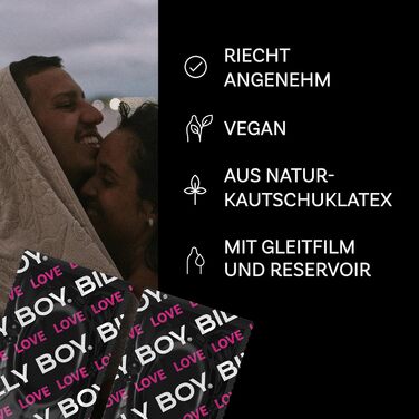 Презервативи BILLY BOY Länger Lieben, 20 шт, 52 мм
