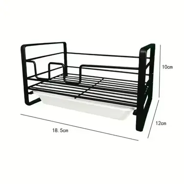 Органайзер для раковини з піддоном YOUJIA 2623268, чорний