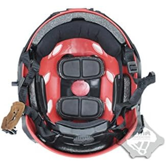 Універсальний тактичний легкий шолом OPS Fast Base ABS Jump Military RED L/XL TB285