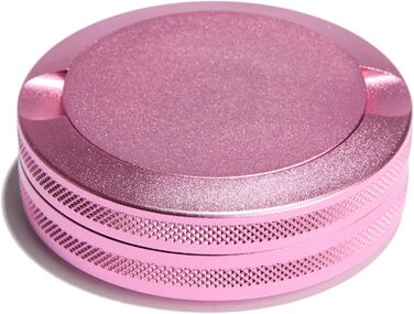 Рожева бляшанка для снюсу з 2 відділеннями з блискітками, стильний обідок - Рожева коробка-кіфла з додатковим відділенням Velo, Scooper, ZYN елегантне сховище для використання в дорозі (рожевий)