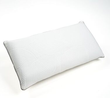 Подушка з піни з ефектом пам&39яті 40x80 см Ортопедична подушка для підтримки шиї з гелем та в&39язкопружною піною Регульована висота та ергономічна Дихаюча, ідеально підходить для болю в шиї та спині