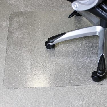 Великий екологічний килимок для офісних крісел Marvelux для килимового покриття 116 x 130 см - Екологічний килимок для захисту підлоги з рафінованого полімеру - Прямокутний прозорий килимок для офісних крісел