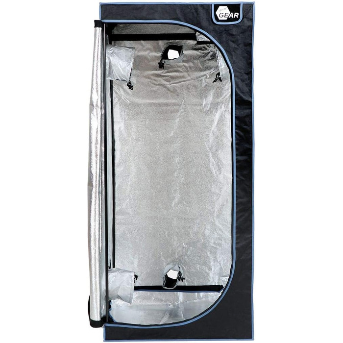 У 8 розмірах - Grow Indoor Box, Grow Tent, Greenhouse, Шафа для вирощування рослин - 80 x 80 x 180 см 80x80x180 см / Чорний