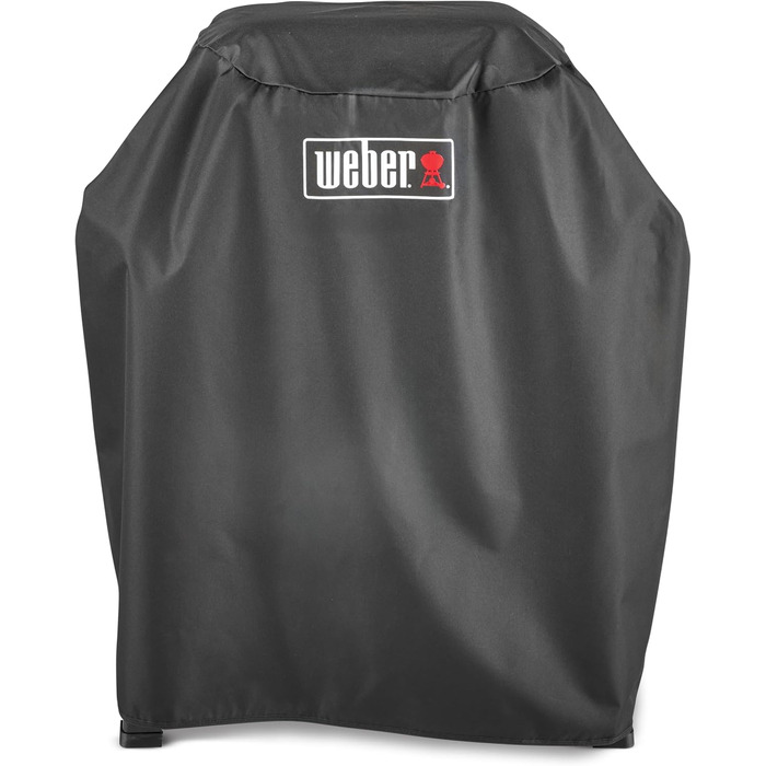 Захисний чохол Weber Premium для гриля Lumin на підставці, повітропроникний, стійкий до УФ-випромінювання та вологи, захист від вітру та негоди, з застібкою-липучкою чорний (3401289)
