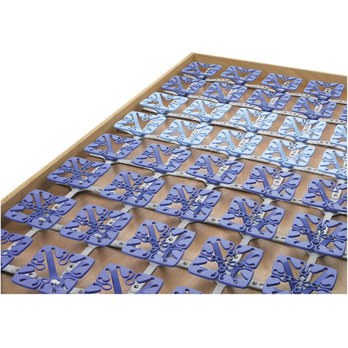 Система ліжка froli 19903 Star Mobil Spring Clip, змінна жорсткість, 80 x 200 см, синій колір