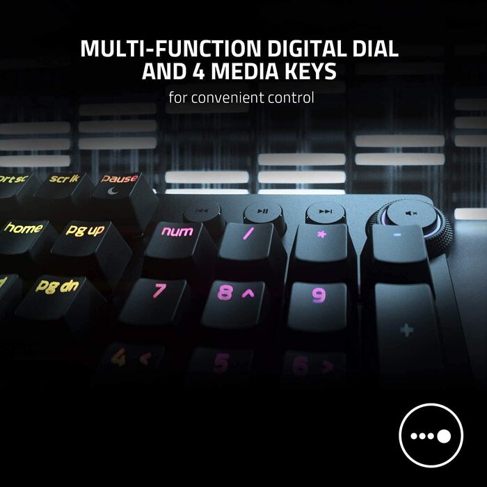 Оптична ігрова клавіатура практично без затримок (оптичні перемикачі, що клацають, клавіші Doubleshot PBT, підставка для долоні) Q