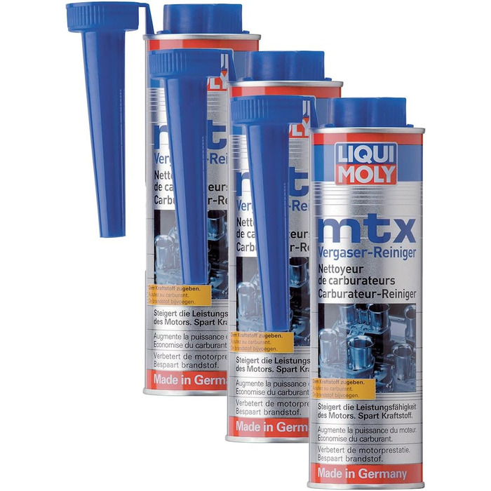 Очищувач карбюратора LIQUI MOLY mtx 300 мл Присадка до бензину Номер товару 5100 3x300 мл