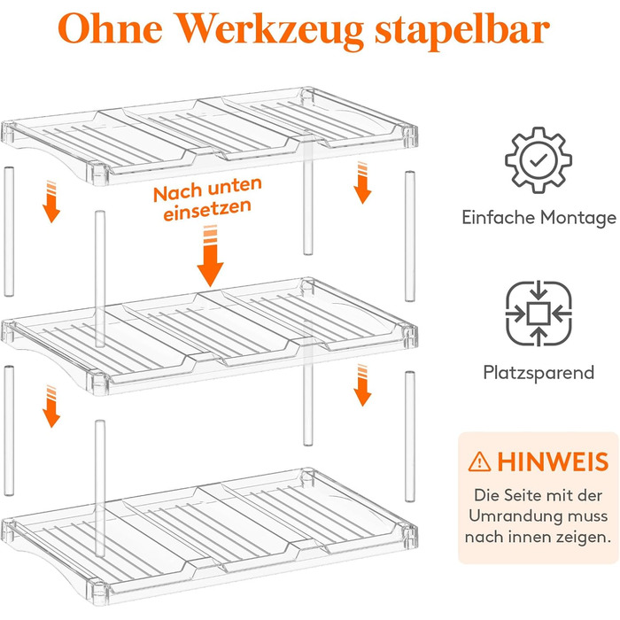 Організатор для пластикових пляшок Lifewit, що штабелюється, для дому, тримач для склянок та чашок, прозора підставка для винних пляшок, для стільниці та шафи, 3-рівнева, вміщує 9 пляшок