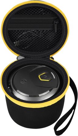 Жорсткий чохол, сумісний з бритвами Microtouch Titan для лисих чоловіків, коробка для зберігання електробритви з сітчастою кишенею, чорний, чохол для бритви