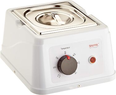 Штадтер Блок контролю температури з контейнером з нержавіючої сталі білий Для розтоплення та темперування шоколаду та кувертюру до 60C Standard White