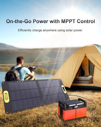 Портативна електростанція CTECHi 1210 Втгод, мобільний накопичувач енергії з акумулятором LiFePO4 та 2 розетками змінного струму 1500 Вт 230 В, сонячний генератор для кемпінгу, самостійного використання та аварійного живлення - помаранчевий 1210 Вт PPS по