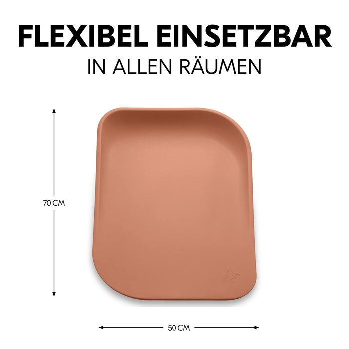 Пеленальний килимок Change N Clean, клиновий пеленальний килимок 50 x70 см, пеленальний килимок без шкідливих речовин, миється, гі