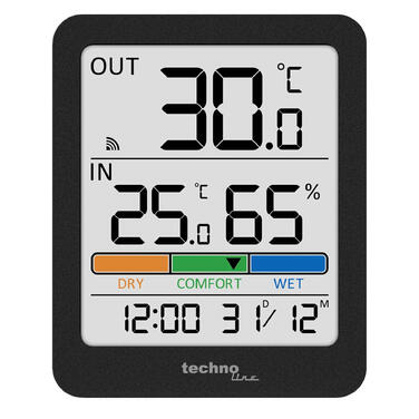 Термогігрометр Technoline WS9488 Anthracite (WS9488)