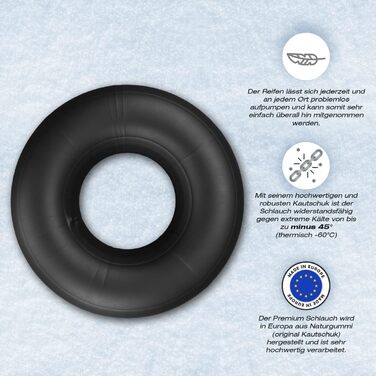 Санна шина преміум-класу Snowtube ковзаюча шина Bob, надтовста броньована шина Made IN Europe від SKINHAWK