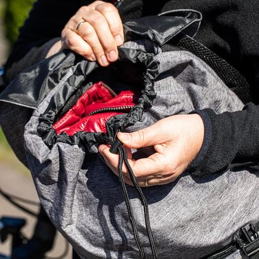 Рюкзак CampFeuer з відділенням-холодильником Сірий Ізольована сумка на 20 літрів для барбекю, кемпінгу, пляжу та активного відпочинку Сумка для ланчу для роботи та школи Сумка для пікніка, сумка-холодильник