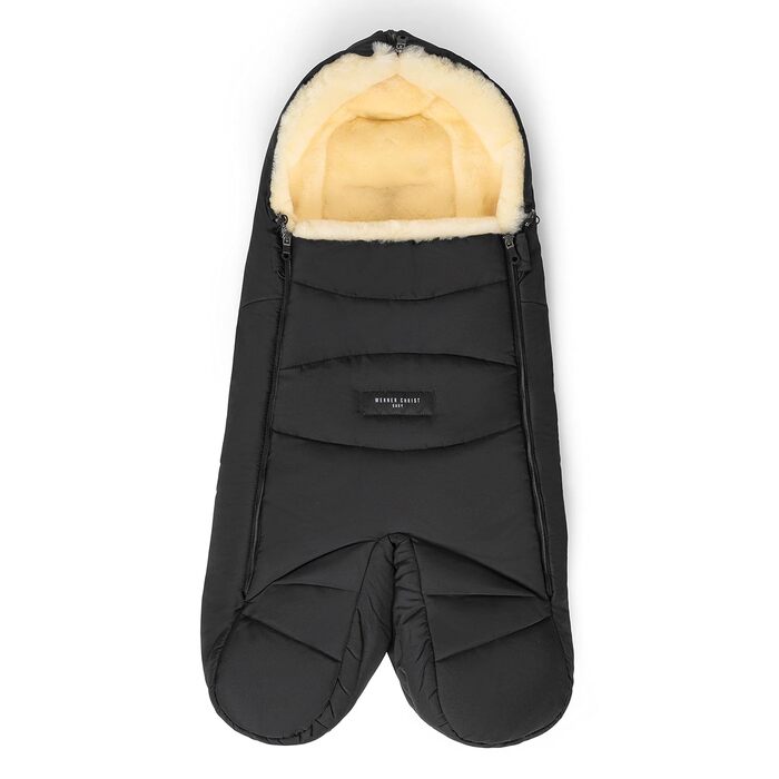 Муфта для ніг з овчини WARTH - тепла муфта для ніг з медичного хутра на зиму, для колясок з роздільними ніжками або фіксованою цен