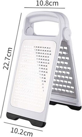 Терка з нержавіючої сталі Duiaynke, легко чиститься, нековзна ручка, конструкція отвору для підвішування, кухонні інструменти, складна двостороння терка