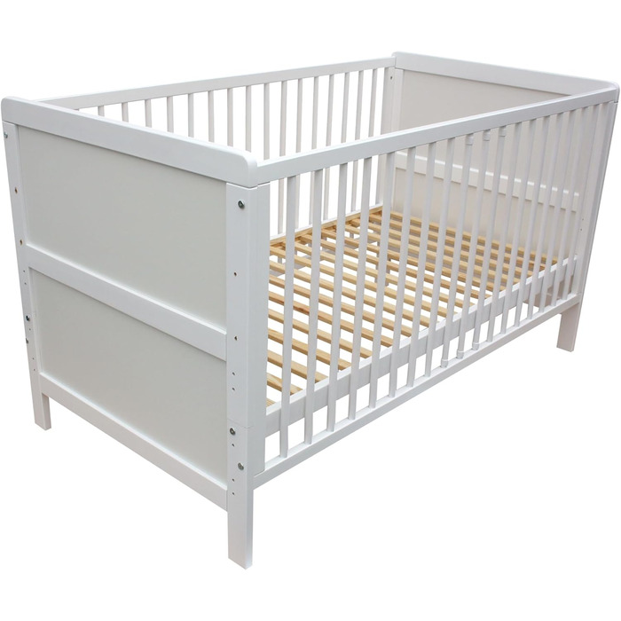 Дитяче ліжко Micoland Junior Bed Side Bed Baby Bed 3-в-1 White