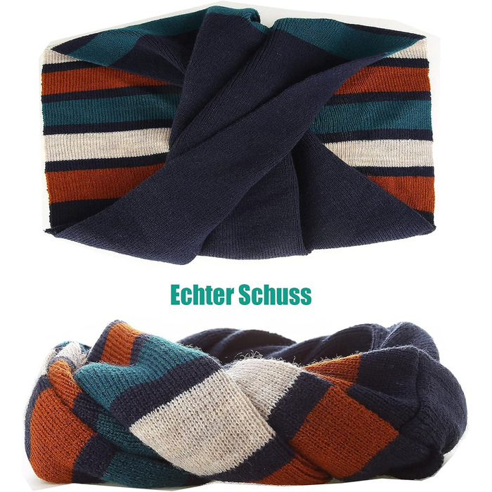 Зимова шапка-вушанка з помпонами для дівчаток, в&39язана, розмір 51, комплект у зелену смужку