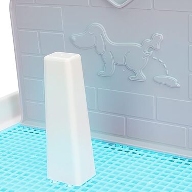 Туалет для собак SONK, сітчастий котячий парканчик для тренувального туалету для собак чоловічої статі та маленьких собак (синій)