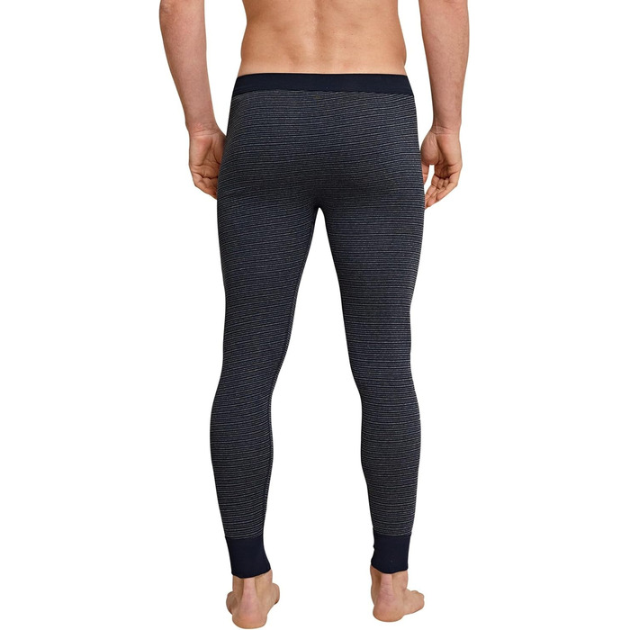 Чоловічі довгі труси Schiesser з широкими рукавами, тонкий меланж - 154800 Ретро шорти 4XL Темно-сині154800