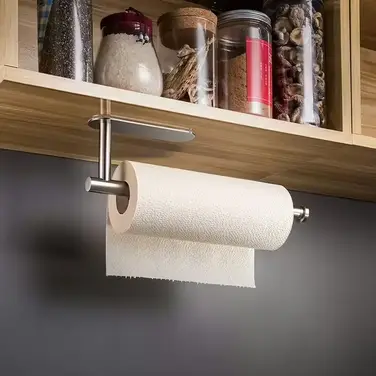 Тримач для паперових рушників Ruicer 33,5 см срібло