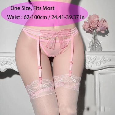 Жіночий мереживний комплект із 3 підв&39язок, панчохи стрінги, регульована білизна, сексуальний пояс для панчіх, чорний/білий/червоний/рожевий