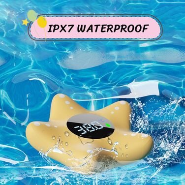 Цифровий дитячий термометр для ванни, плаваюча іграшка для купання для немовлят, зручний для читання дисплей для безпечного моніто