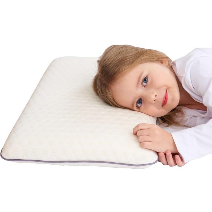 Дитяча подушка піна з пам'яттю дитяча подушка Oeko-Tex Гіпоалергенна подушка дитяча подушка плоска 3-8 років