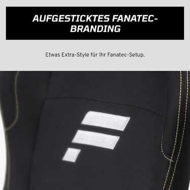 Сидіння FANATEC Sim Racing CSL для кокпіта легке та міцне, розроблене для кокпіта CSL, з повітропроникною м&39якою тканиною чорне