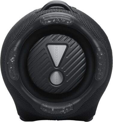 В чорному кольорі - Портативна Bluetooth-колонка з глибокими басами, штучним підсиленням звуку та вбудованим банком живлення - Вод