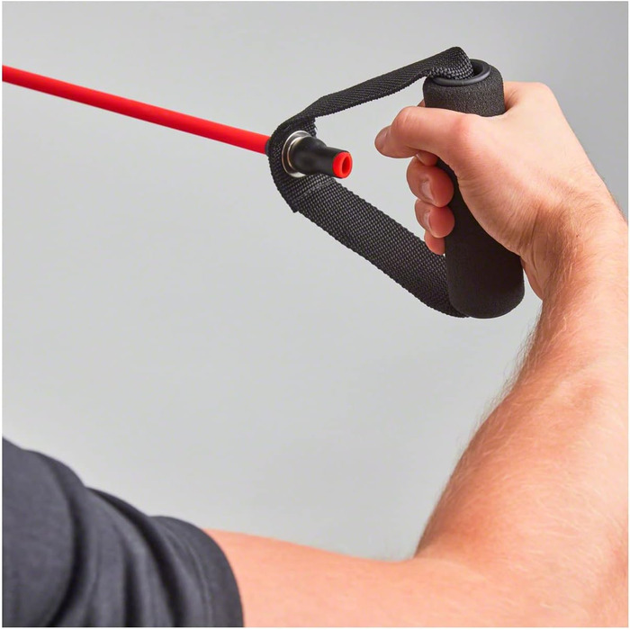 Еспандер для фітнесу, гімнастики, плечового блоку, середнього розміру - червоного кольору