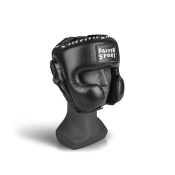 Професійний головний убір Paffen Sport PRO Mexican для спарингів з боксу, кікбоксингу, тайського боксу та ін. M/L Black