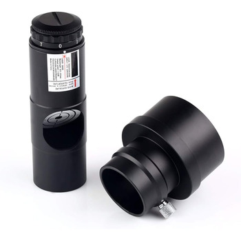 Лазерний коліматор телескопа 1,25 дюйма, калібратор Bysameyee з 2-дюймовим адаптером для колімації рефлекторного телескопа Ньютона