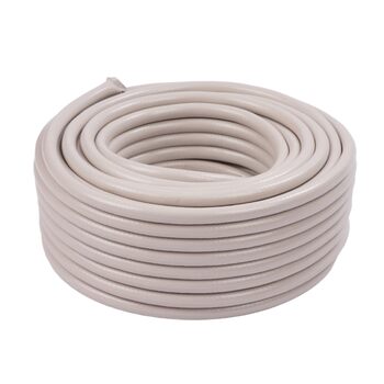 Шланг садовий Relaxdays, 20 м, універсальний водяний шланг 1/2, стійкий до УФ-випромінювання та погодних умов, тканинний садовий шланг, PP, бежевий