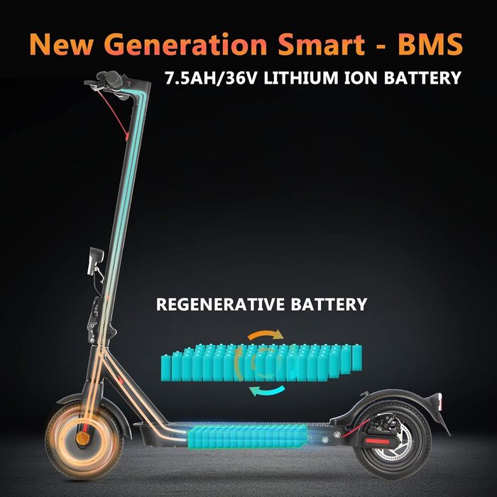 Електросамокат з дорожнім дозволом, дальність 30 км, 8,5-дюймові стільникові шини електросамокат світлодіодний індикатор навантаже