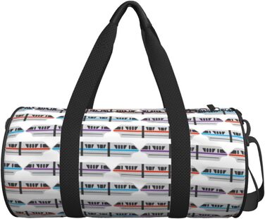 Дорожня сумка Місячні Вовки 3D, кругла, великої місткості, легка та міцна, ідеальний подарунок для походів, відпустки, ділових поїздок та іншого, на одне відділення, універсальний розмір