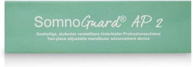 Першокласна шина проти хропіння SomnoGuard AP2 в наборі FlexPoint з наконечником для сну ABC. Збірна двокомпонентна шина проти хропіння та нічних переривань дихання, а також скреготу зубами