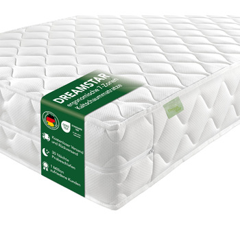Ергономічний 7-зонний матрац з холодної піни Oeko-Tex H2 та H3 Гіпоалергенний та антибактеріальний Висота 22 см 120 x 200 см 120 x 200 см H2 та H3, 120x200