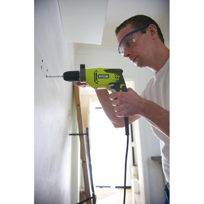 Ударний дриль Ryobi RPD500-GC (500 Вт, швидкозатискний патрон 13 мм, свердло з регульованою додатковою ручкою) 5133001976