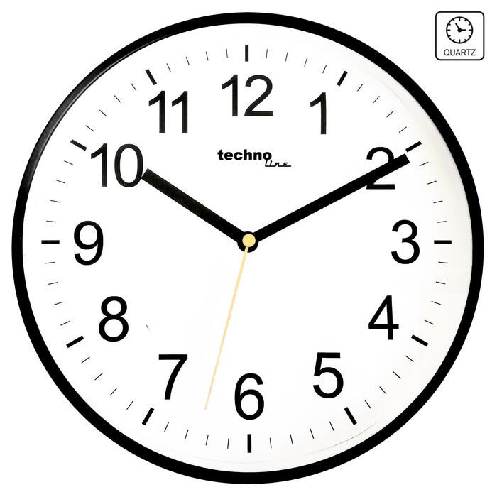 Годинник настінний Technoline WT630 White/Black (WT630)