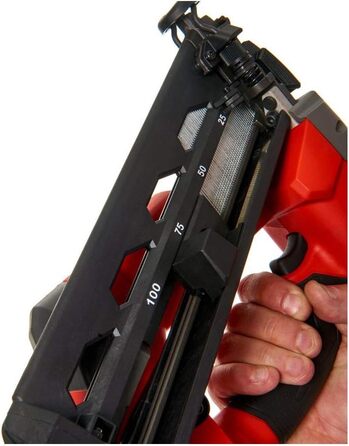 Цвяходер Milwaukee, червоний/чорний