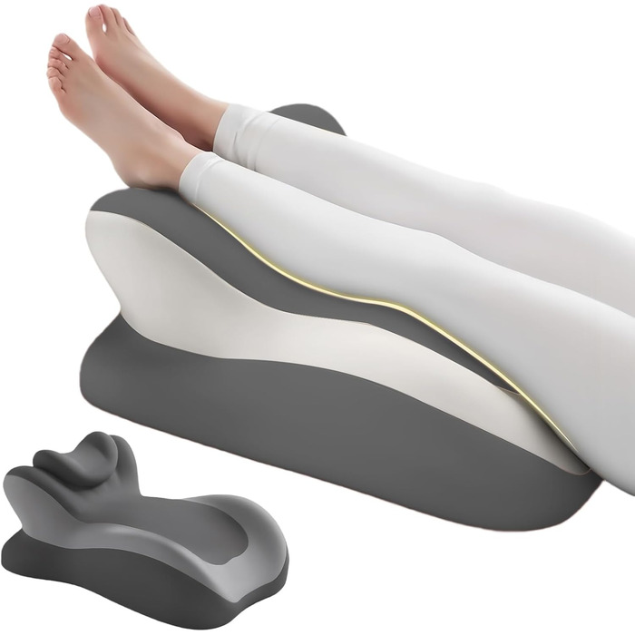 Преміальна подушка для читання ергономічна конструкція з піни з памяттю форми, забезпечує комфортне сидіння в ліжку, сприяє розслабленому вертикальному відпочинку, покращує положення тіла завдяки багатофункціональному чорному кольору