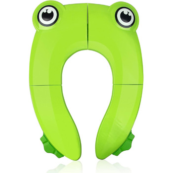 39s Toilet Trainer Seat, WC Seat Toddler Potty Trainer with Storage Trainer, Green Frog, 39s Toilet Trainer Seat, WC Seat Toddler