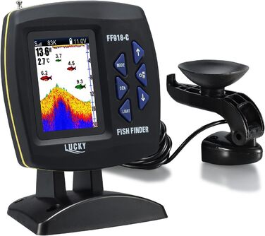 З кольоровим екраном Ехолот для човнів з подвійною частотою